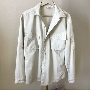 Puma White Lightweight Shirt Jacket